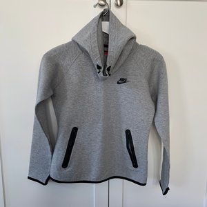 Grey Tech Fleece Nike Hoodie, Size XS
